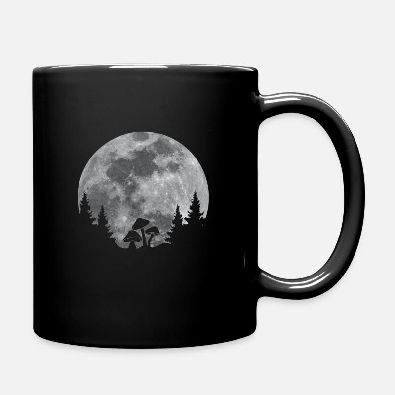 Pilze - Tasse einfarbig - Schwarz