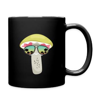 J’adore les champignons - Mug uni - noir - Droite