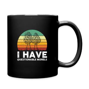 Cueilleur de morilles - Mug uni - noir - Droite