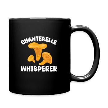 Pfifferling Flüsterer - Tasse einfarbig - Schwarz - Rechts