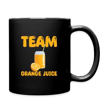 Team Orange Juice - Full Colour Mug - black - Right