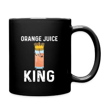 Orange Juice King - Full Colour Mug - black - Right