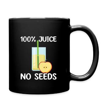 Apple juice - Full Colour Mug - black - Right