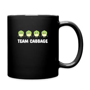 Team Kohl - Tasse einfarbig - Schwarz - Rechts