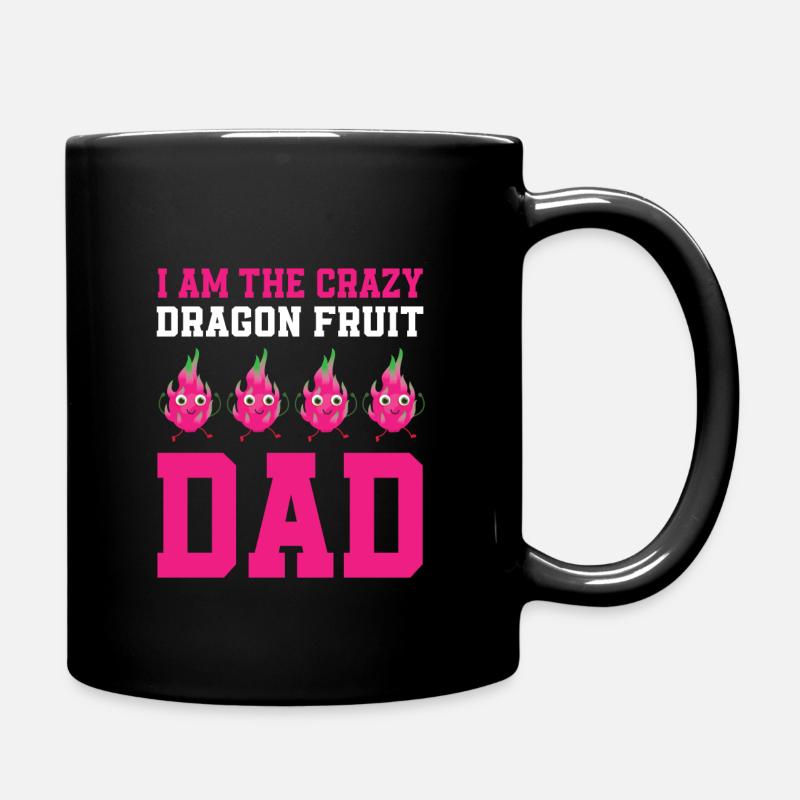 Drachenfrucht Papa - Tasse einfarbig - Schwarz