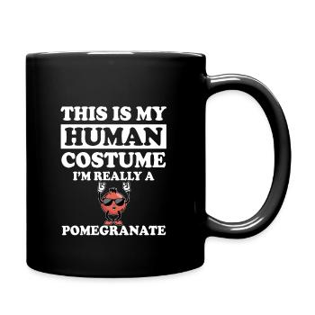 Pomegranate Saying - Full Colour Mug - black - Right