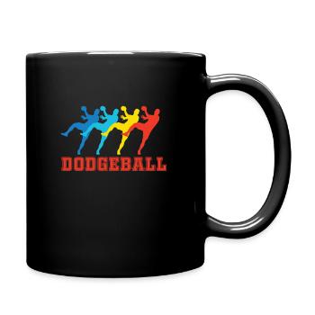 Dodgeball - Mug uni - noir - Droite
