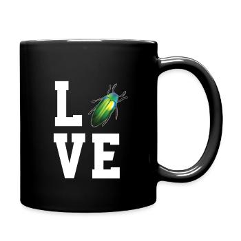 Dear magnificent beetles - Full Colour Mug - black - Right