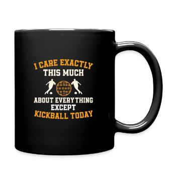 Kickball Slogan T-Shirt - Mug uni - noir - Droite