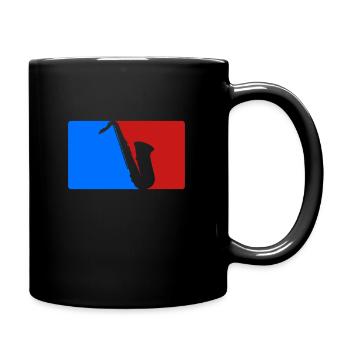 Saxophon - Tasse einfarbig - Schwarz - Rechts