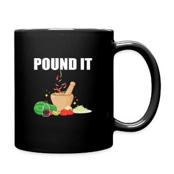 Papaya Salad - Full Colour Mug - black - Right