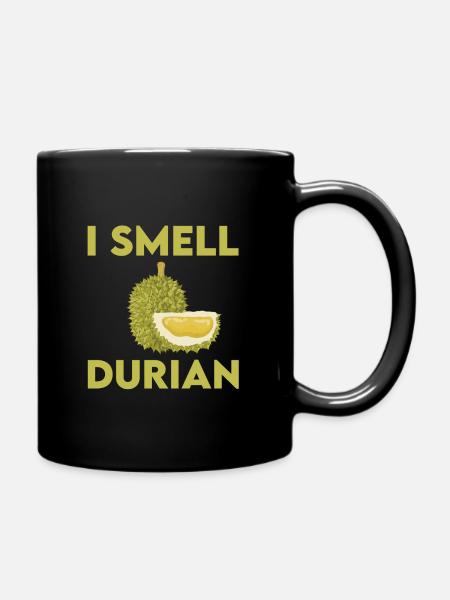 Ich rieche Durian - Tasse einfarbig - Schwarz
