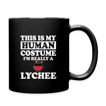 Lychee People Costume - Full Colour Mug - black - Right
