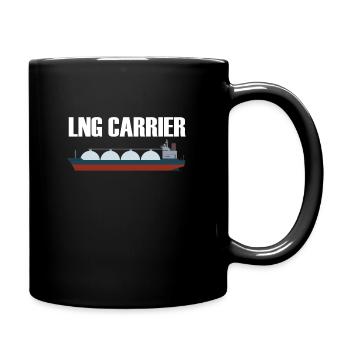 LNG Carrier - Full Colour Mug - black - Right