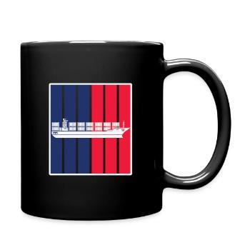Porte-conteneurs - Mug uni - noir - Droite