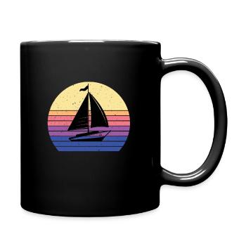 Dau - Tasse einfarbig - Schwarz - Rechts