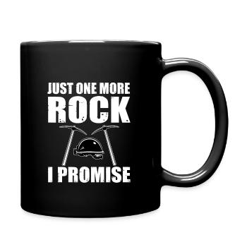 Funny Stone Collector T-shirt - Full Colour Mug - black - Right