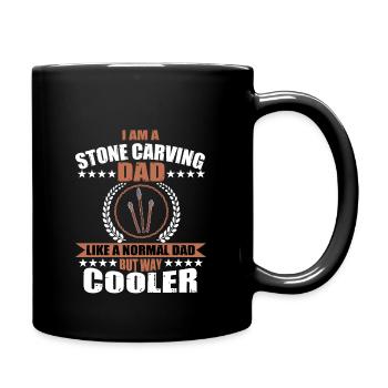 Stone Carving Dad Outfit Stone Carver Tools For - Full Colour Mug - black - Right