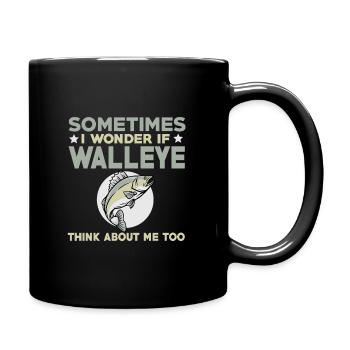 Drôle de walleye-fishing-lover-t-shirt - Mug uni - noir - Droite