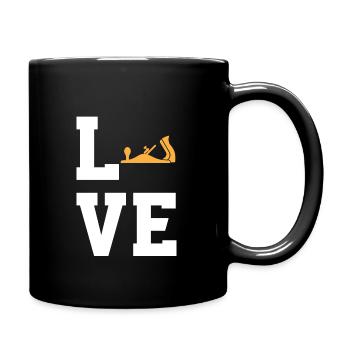Avion - Mug uni - noir - Droite