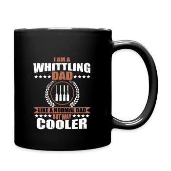 Carving Dad - Full Colour Mug - black - Right
