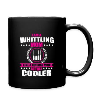 Carving Mother - Full Colour Mug - black - Right