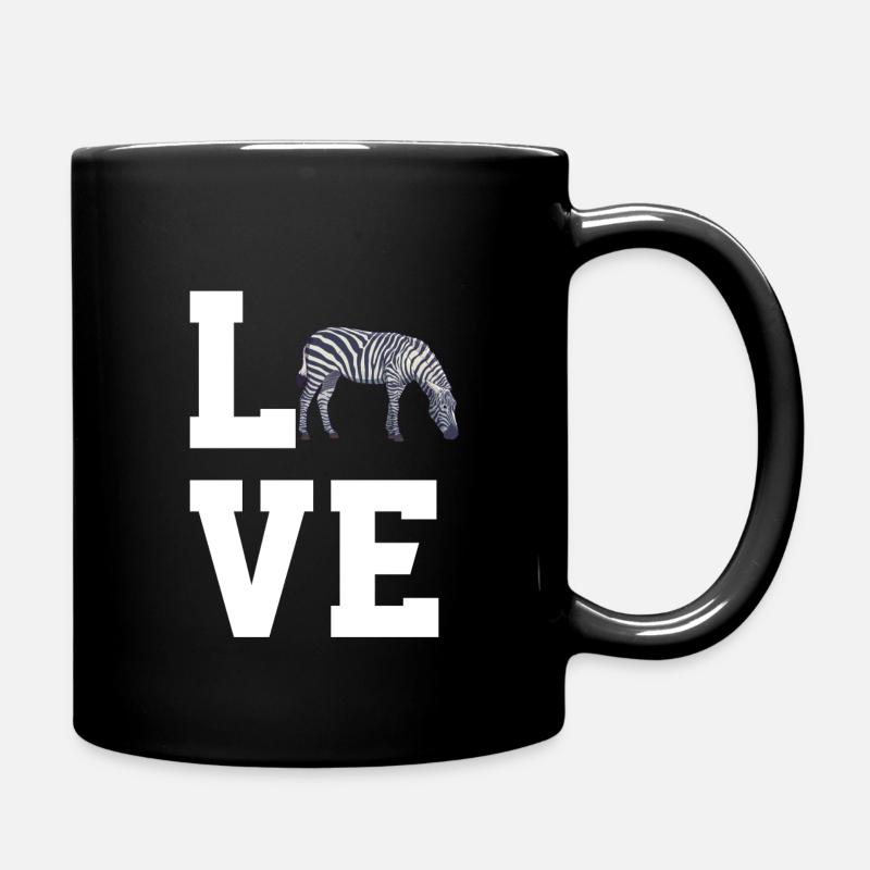 Chers zèbres - Mug uni - noir
