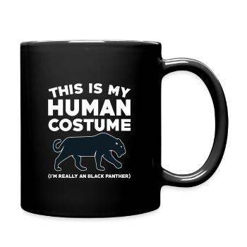 Black Panther Costume - Full Colour Mug - black - Right