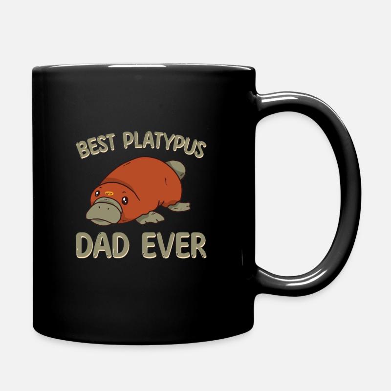 Meilleur ornithorynque Papa jamais - Mug uni - noir