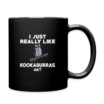 Drôle de T-Shirt Kookaburra Bird - Mug uni - noir - Droite