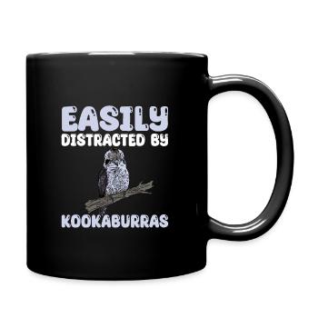 Laughing Kookaburra - Full Colour Mug - black - Right