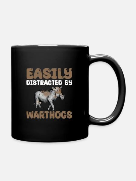 Drôle de T-Shirt Warthog - Mug uni - noir