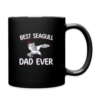 Meilleur père mouette de tous les temps - Mug uni - noir - Droite