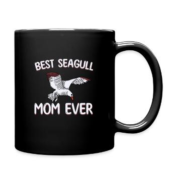 Best Seagulls Mother Ever - Full Colour Mug - black - Right