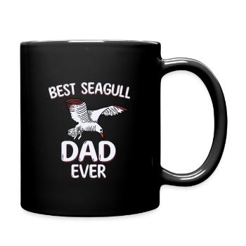 Meilleur(e) Papa mouette - Mug uni - noir - Droite