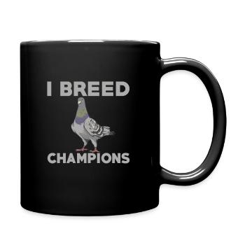 Éleveur de pigeons - Mug uni - noir - Droite