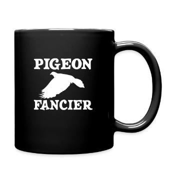 Pigeon breeder - Full Colour Mug - black - Right
