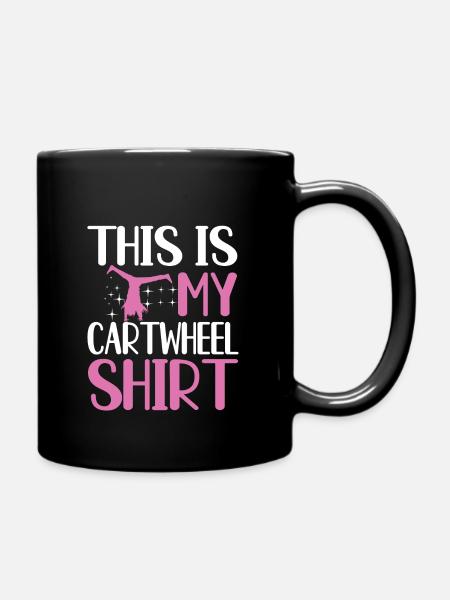 Das Ist Mein Radschlag Shirt - Tasse einfarbig - Schwarz