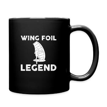 Wing Foil Legend - Full Colour Mug - black - Right