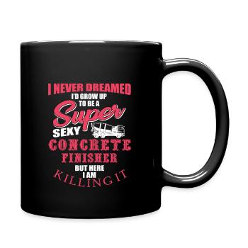 Drôle de cadeau de pavé en béton - Mug uni - noir - Droite