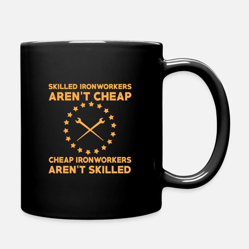 Slogan du monteur de charpentes métalliques - Mug uni - noir