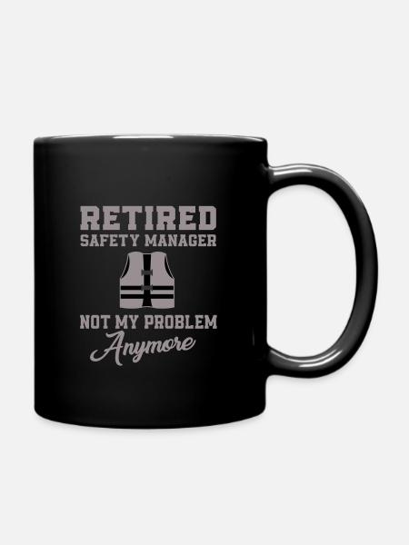 Responsable de la sécurité à la retraite - Mug uni - noir