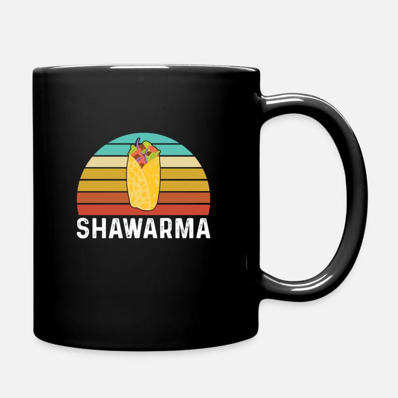 Shawarma - Tasse einfarbig - Schwarz