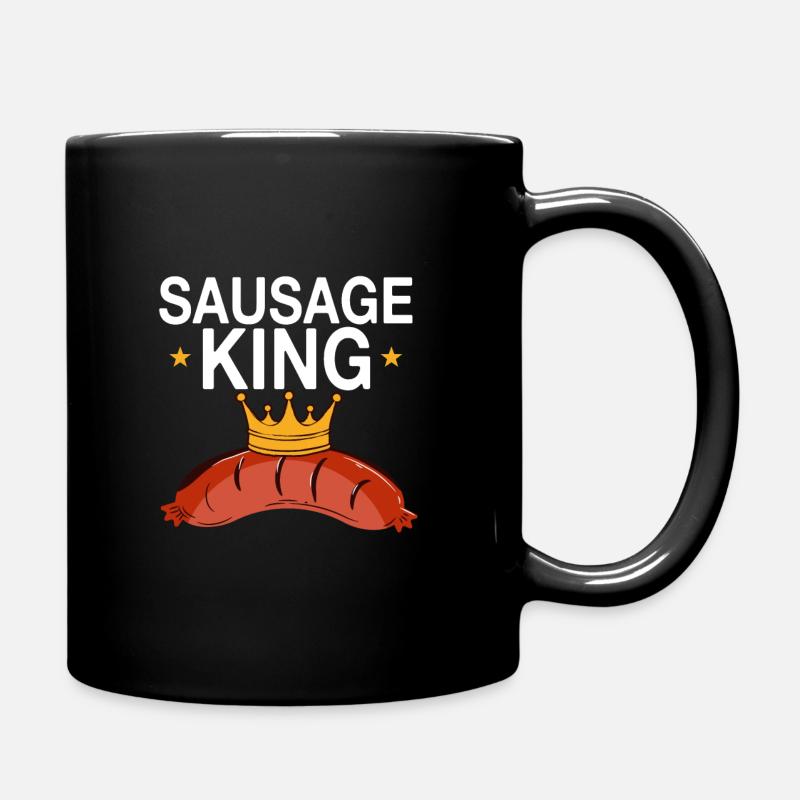 Roi de la saucisse - Mug uni - noir