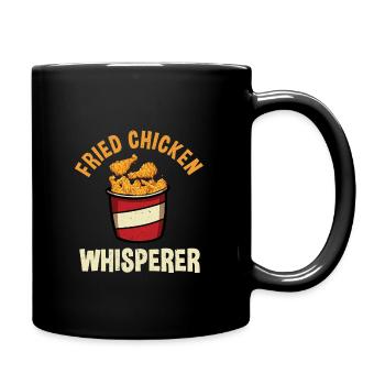 Fried chicken whisperer - Full Colour Mug - black - Right
