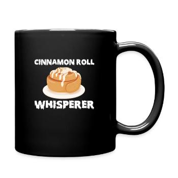 Cinnamon Roll Whisperer - Full Colour Mug - black - Right