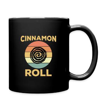 Cinnamon roll - Full Colour Mug - black - Right