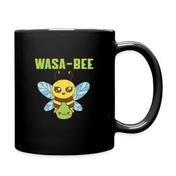 Doux Wasabi Bee Design - Mug uni - noir - Droite