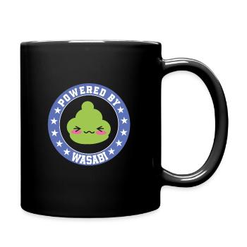 Propulsé par wasabi - Mug uni - noir - Droite