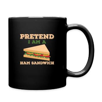 Ham sandwich - Full Colour Mug - black - Right
